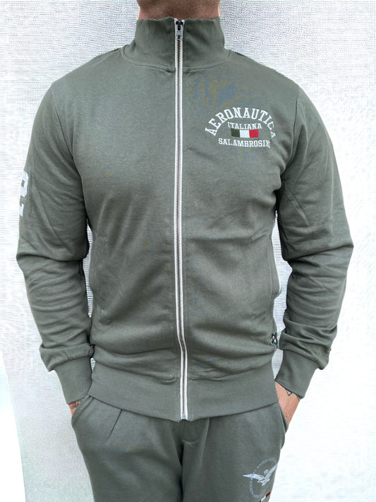 Felpa Uomo Aeronautica Zip