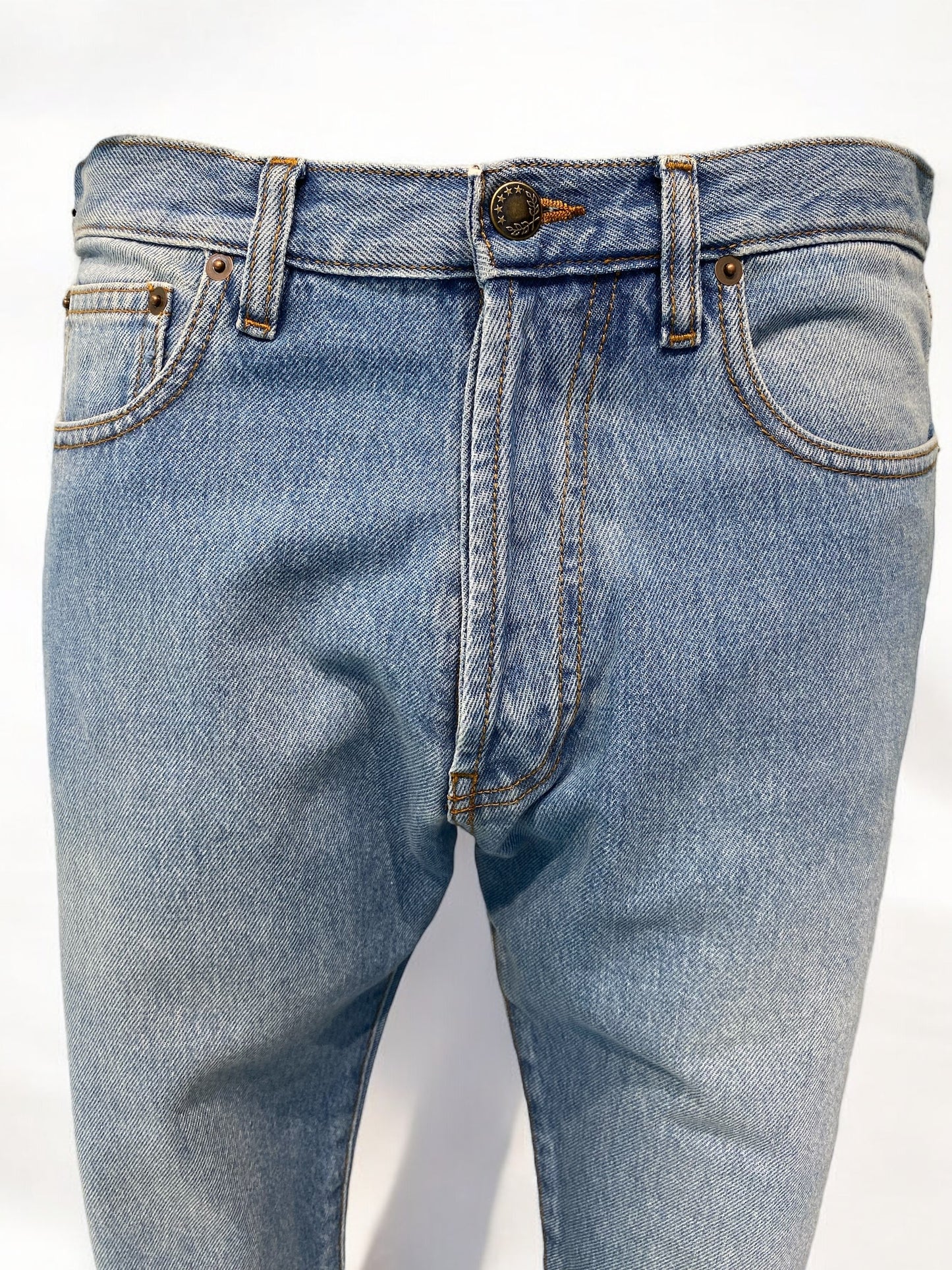 Jeans Uomo Denim Chiaro